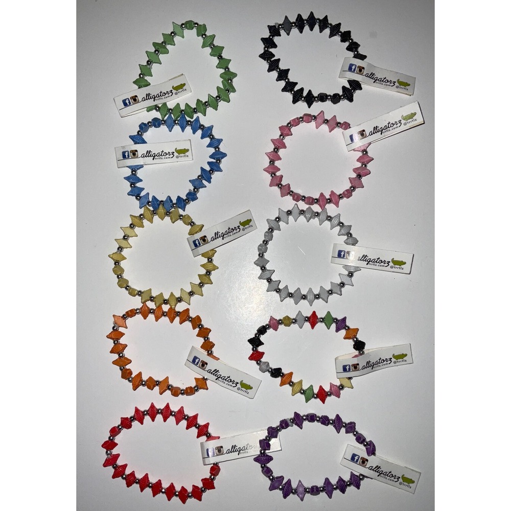 NWT Lot‎ of 10 Alligatorz TRRTLZ Friendship Bracelets Various Colors